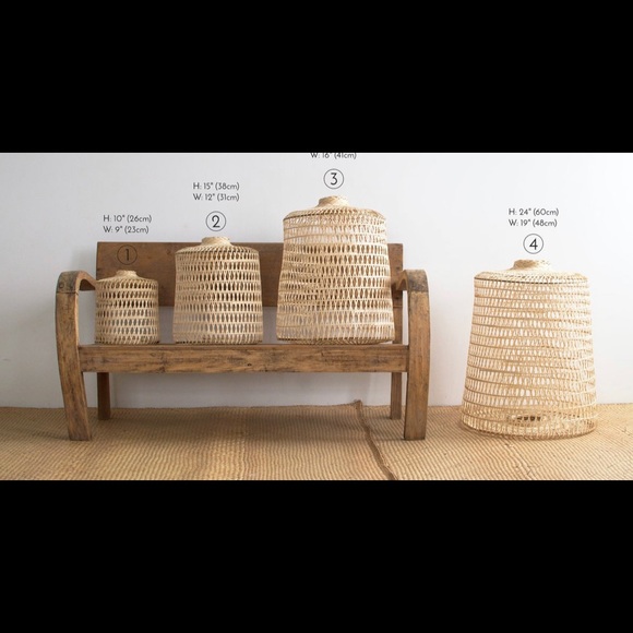 Bamboo pendant lights can be hardwired - Picture 4 of 6